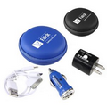 Traveler 3 in 1 4 Pieces USB Power Charger Set